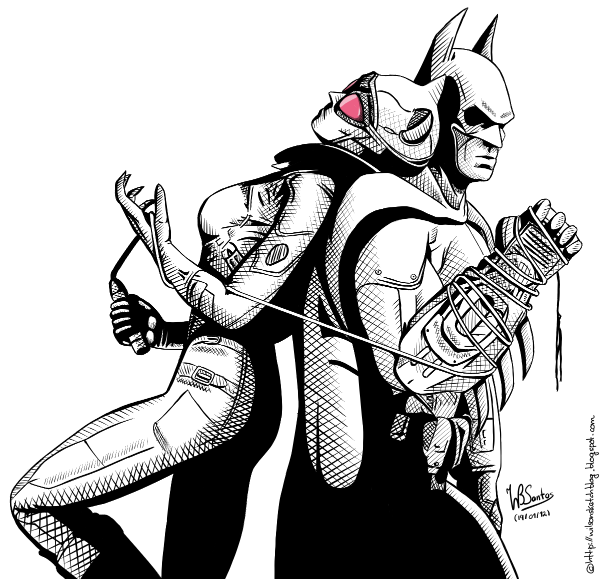 1200x1159 Batman And Catwoman - Batman And Catwoman Sketch