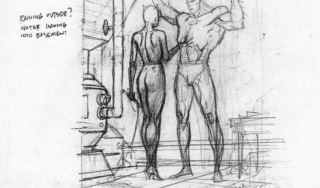 1074x630 Kevin Nowlan Batman Amp Catwoman Pin Up - Batman And Catwoman Sketch