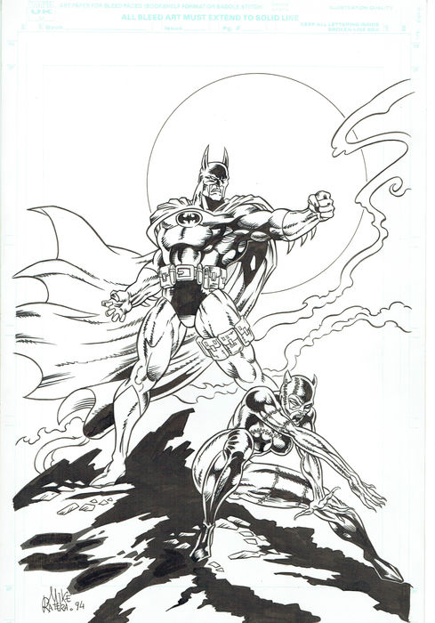 Batman And Catwoman Sketch at PaintingValley.com | Explore collection ...