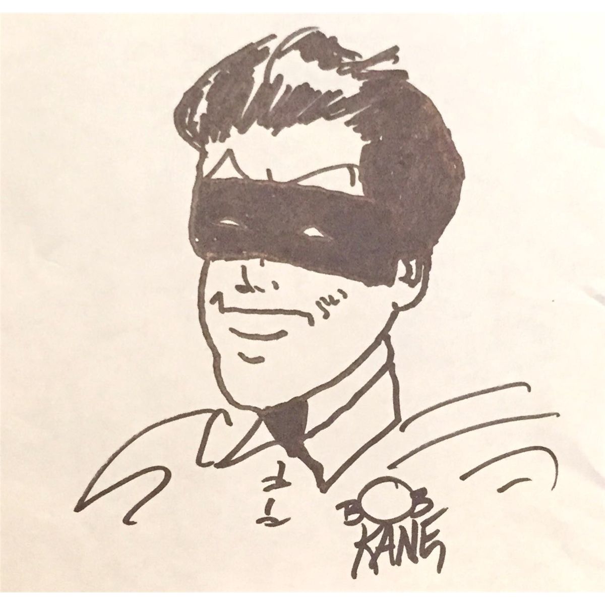 1200x1200 Bob Kane Original Sketch Of Robin Of Batman And Robin, Very Rare!!! - Batman And Robin Sketch