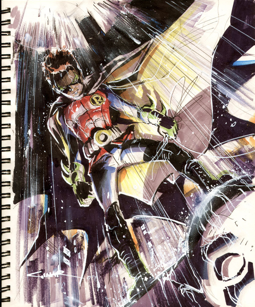 836x1004 Sketch 25 Robin And Batman By Cinar - Batman And Robin Sketch