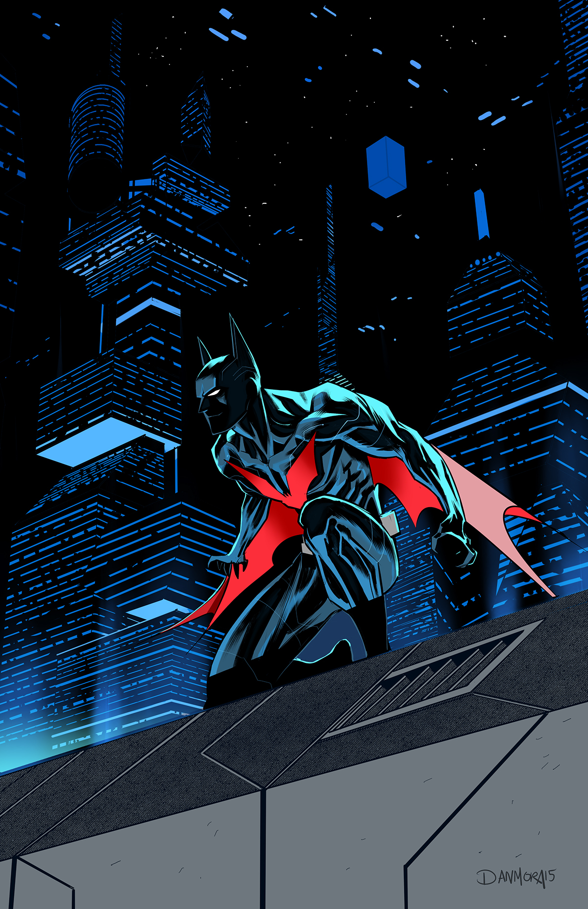 1200x1855 Batman Beyond - Batman Beyond Sketch