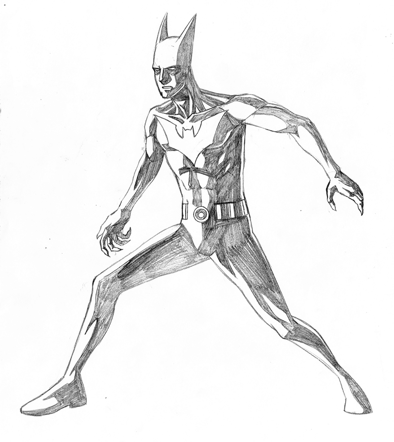 800x897 Batman And Robin Beyond The Art Block - Batman Beyond Sketch