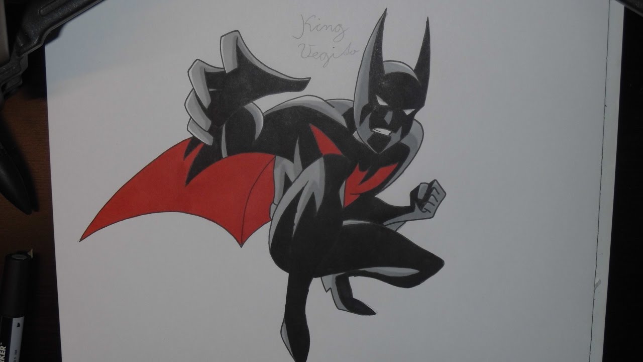 1280x720 Drawing Batman Beyond - Batman Beyond Sketch