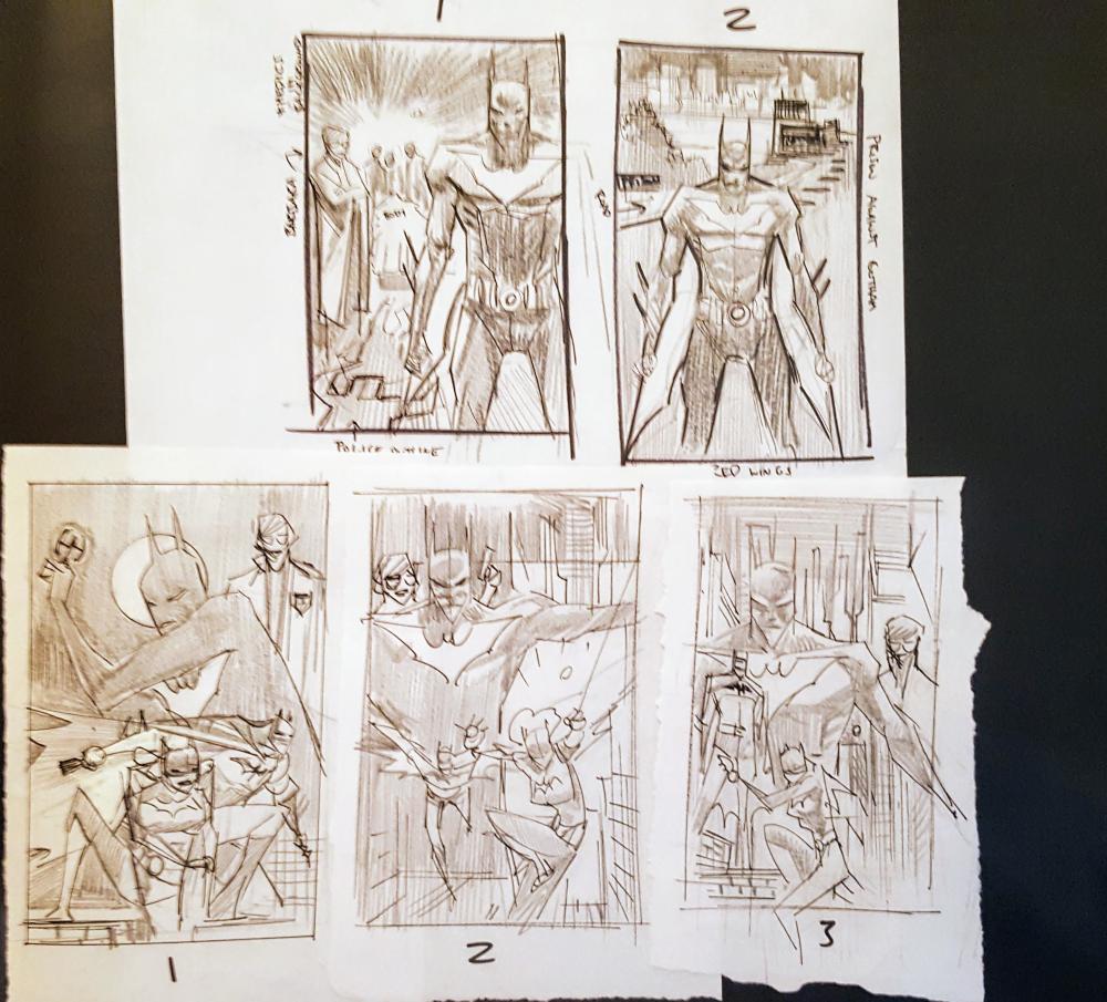 1000x905 Sean Murphy Batman Beyond 2.0 Vol.1 Rewired Prelim Cover W 5 - Batman Beyond Sketch