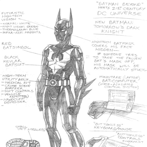 480x480 Terry Mcginnis Screenshots, Images And Pictures - Batman Beyond Sketch