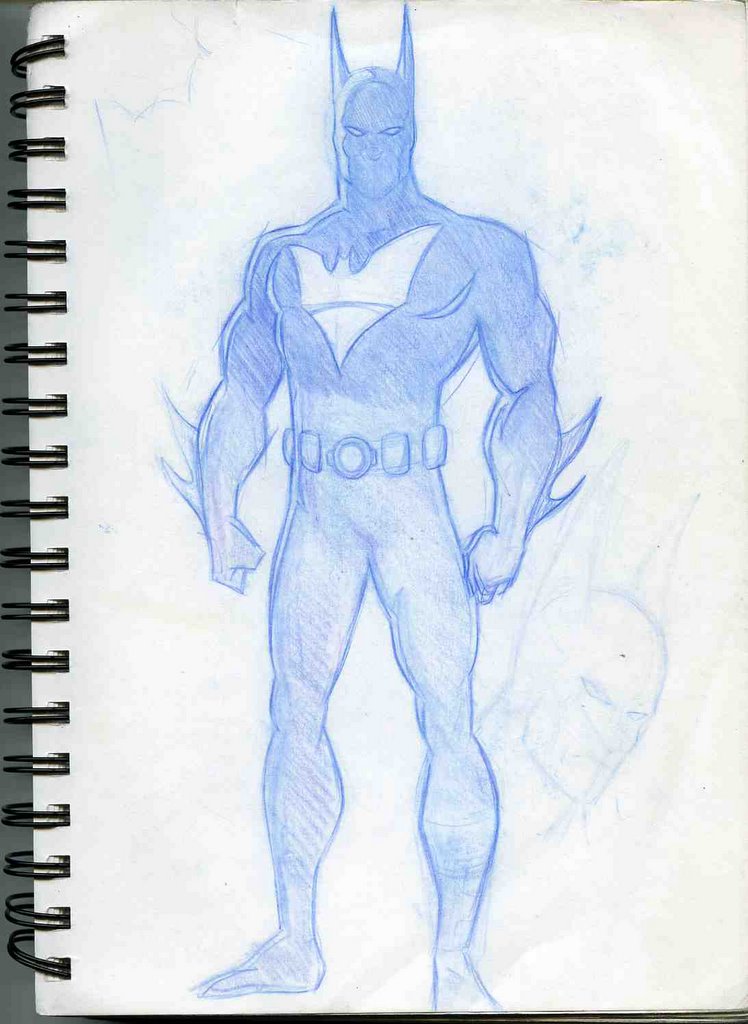 748x1024 Twotearsinabucketfucit Batman Beyond Sketch.jpg - Batman Beyond Sketch