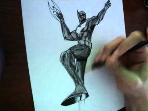 480x360 Batman Beyond Drawing - Batman Beyond Sketch