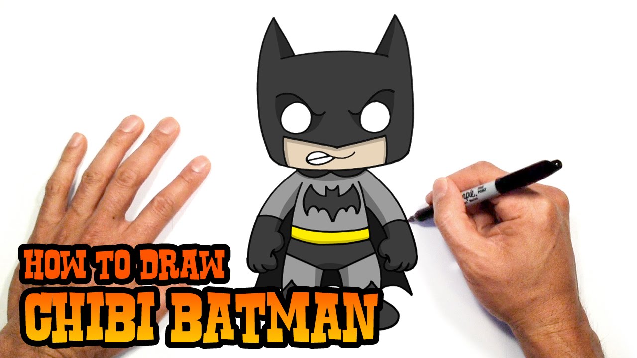 1280x720 How To Draw Batman Justice League - Batman Cartoon Sketch
