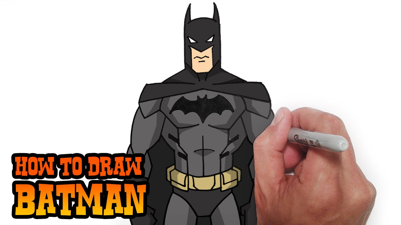 1280x720 How To Draw Batman Young Justice Video Lesson - Batman Cartoon Sketch