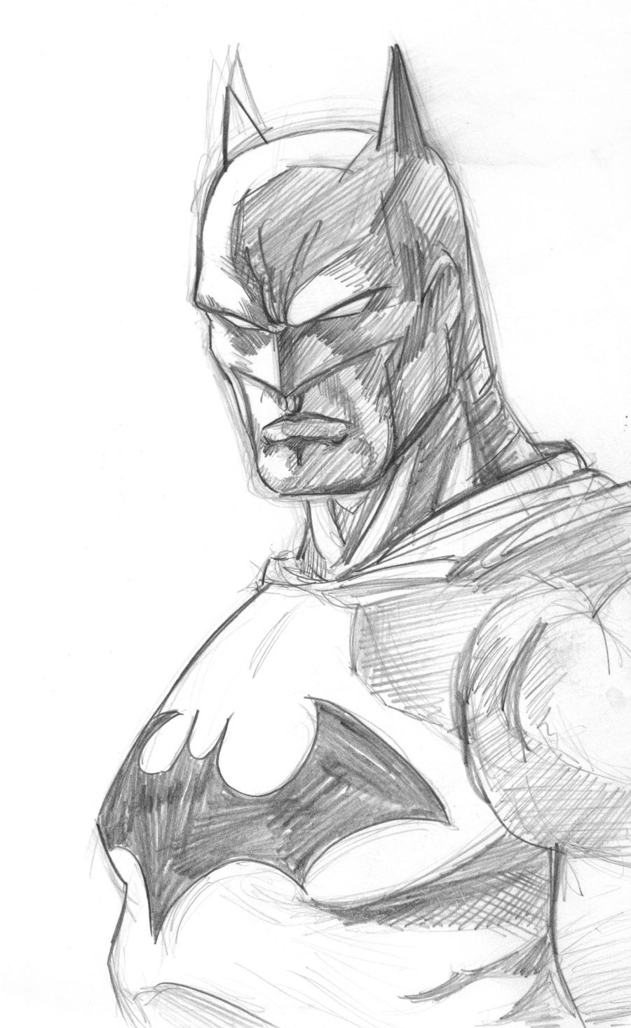 900x1465 Pin By On 0 3sketchbook Comics Batman - Batman Cartoon Sketch