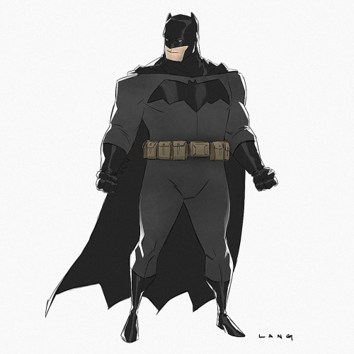 500x500 Batman Cartoon Animation Sketch Photoshop Dc Comics Wacom Digital - Batman Cartoon Sketch