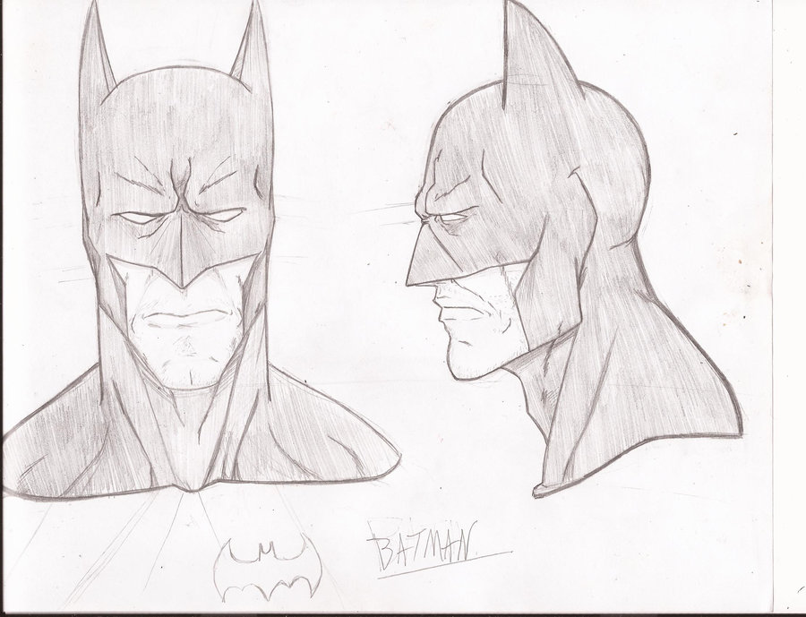 900x689 Batman Face Sketch By Chasecraft - Batman Face Sketch