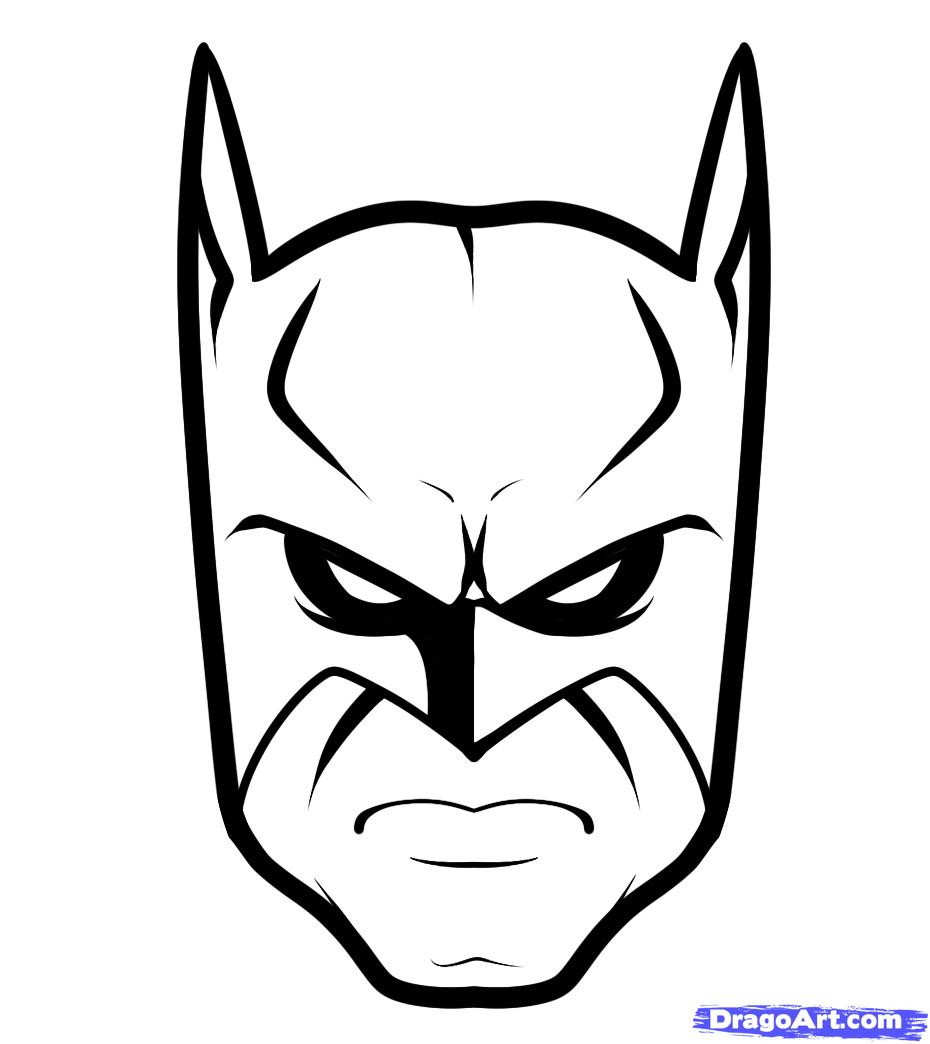 930x1044 Batman Sketch Face Bat Face Sketchsolid Snake92 - Batman Face Sketch