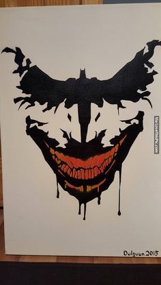 236x416 Batman Painting Art Painting Batman Joker Snsk - Batman Joker Sketch
