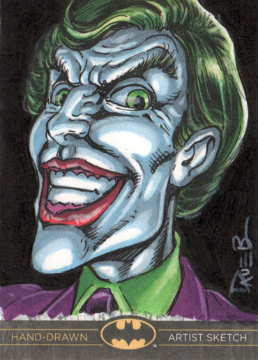 370x516 Batman The Legend Joker Sketch Card - Batman Joker Sketch