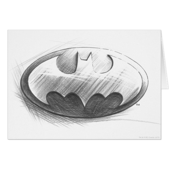 540x540 Batman Symbol Insignia Drawing Logo - Batman Logo Sketch