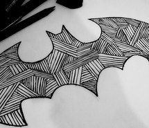 215x185 Inspiring Image And, Batman, Black, Doodle, Drawing, Logo, Mine - Batman Logo Sketch