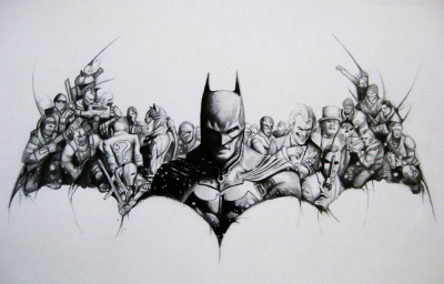 400x256 Batman Sketches Archives - Batman Pencil Sketch