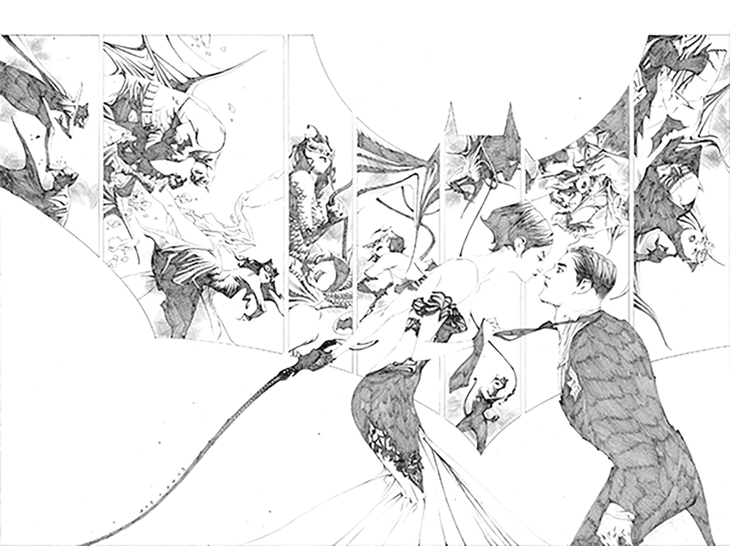 2406x1800 Df Batman - Batman Pencil Sketch