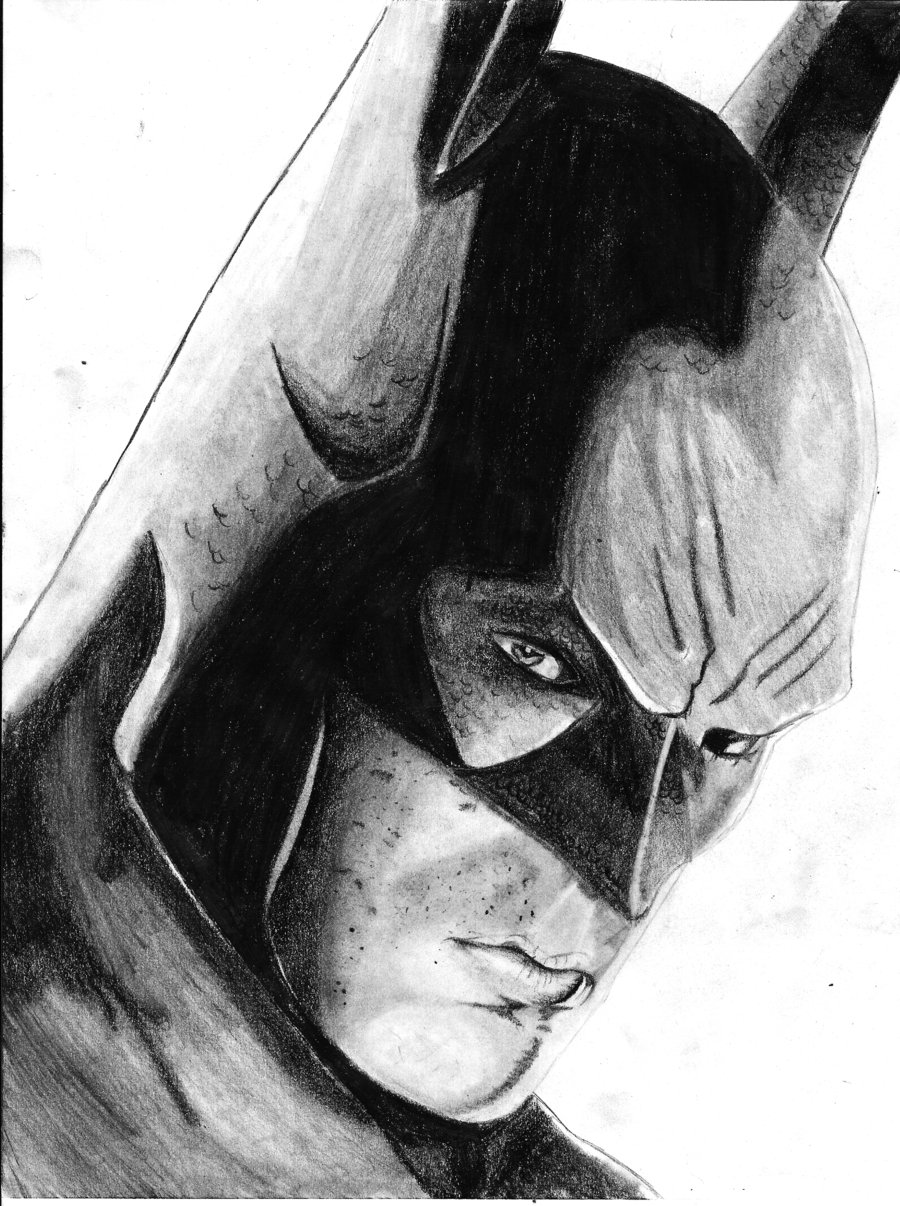 900x1206 Drawn Batman Pencil - Batman Pencil Sketch