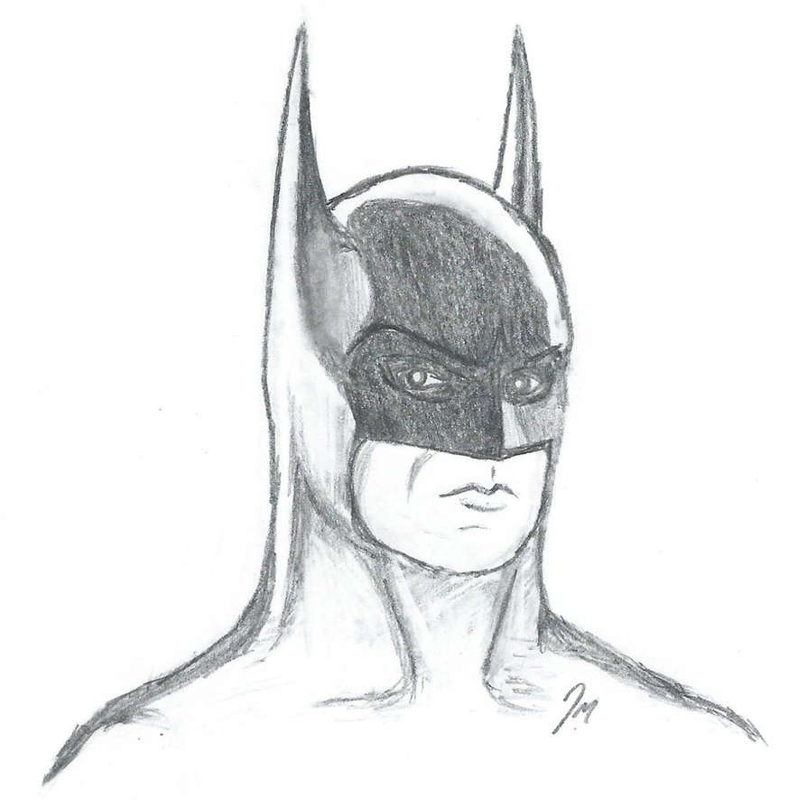 894x894 Batman Pencil Sketch Batman (Pencil Sketch)jonmarkiewitz On - Batman Pencil Sketch