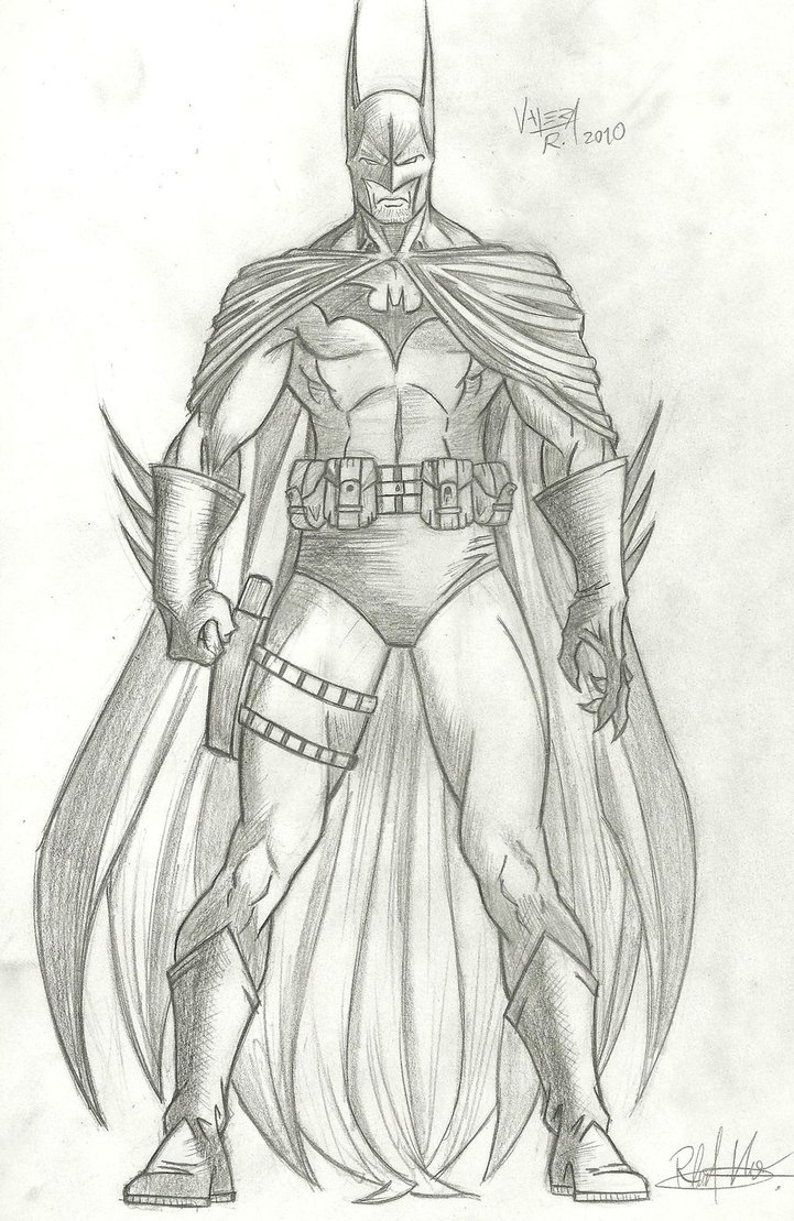 721x1109 Batman Sketch 3 By Rv1994 - Batman Sketch