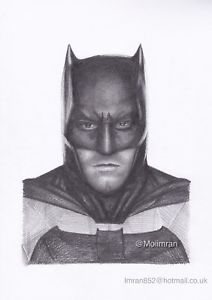 212x300 Original Pencil Drawing Of Ben Affleck Batman - Batman Sketch