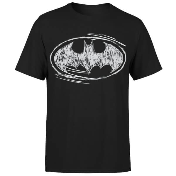 600x600 Dc Comics Batman Sketch Logo T Shirt - Batman Sketch Logo