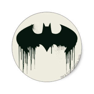 307x307 Batman Emblem Stickers Zazzle - Batman Symbol Sketch