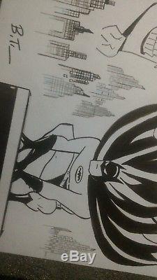 225x400 Original Art Batman Vs Joker Sketch Art By Bruce Timm Rare 8.6x11 - Batman Vs Joker Sketch