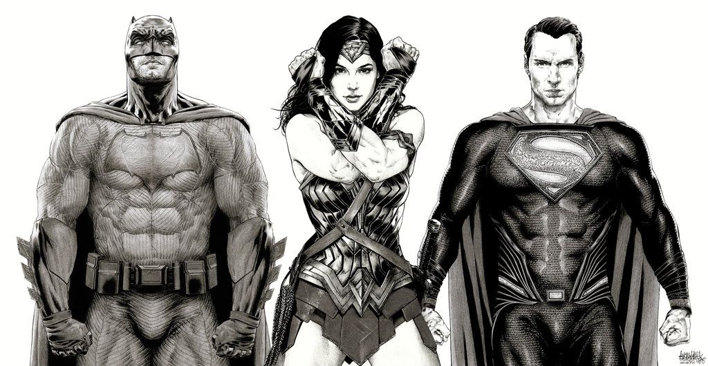 1024x530 Batman V Superman Dawn Justice Drawing Art Drawing Skill - Batman Vs Superman Sketch