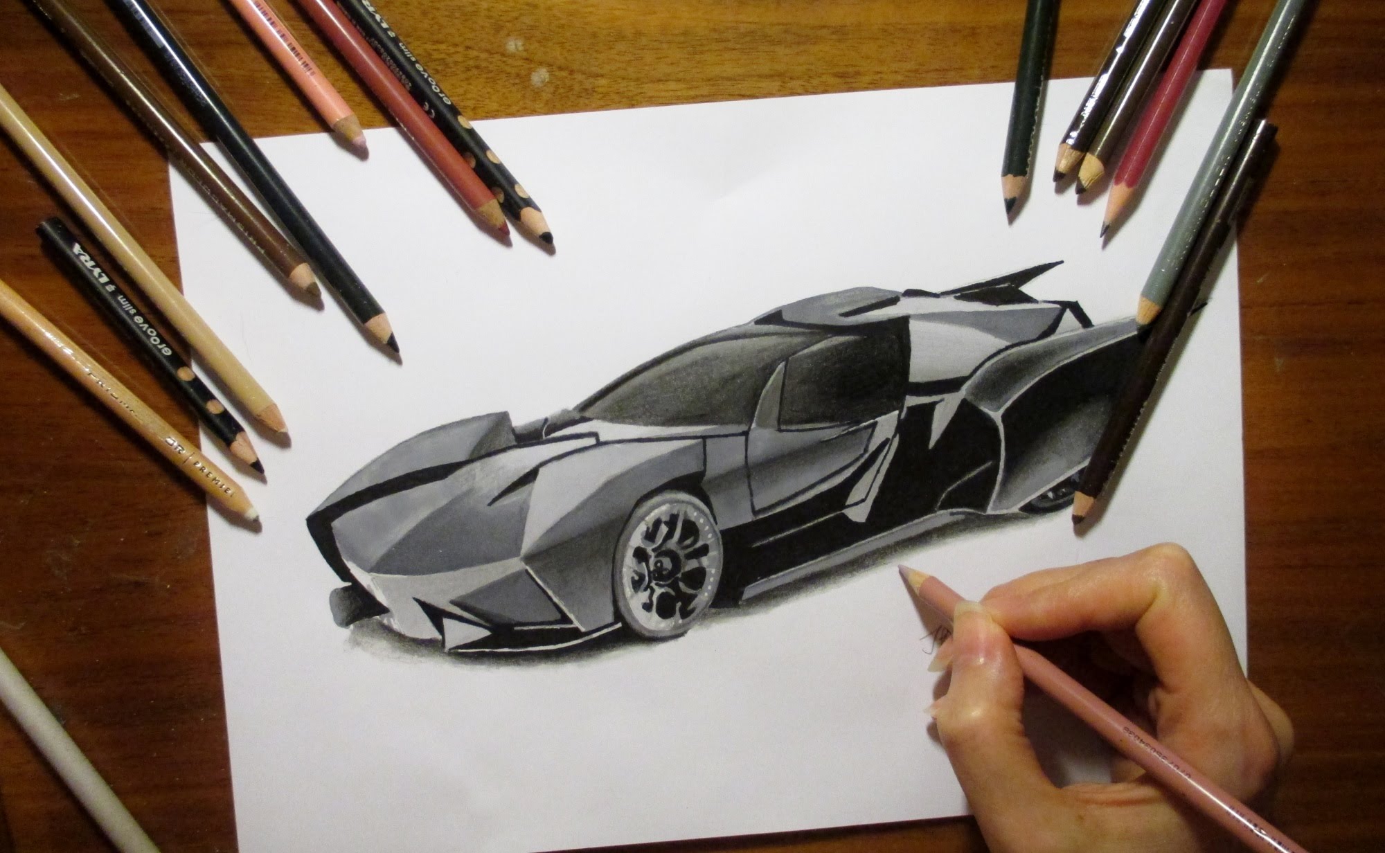 Batmobile Sketch at PaintingValley.com | Explore collection of ...