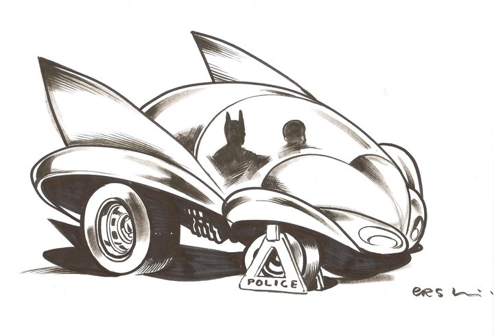 720x489 Scotch Corner Batmobile. Sketch. Lille. - Batmobile Sketch