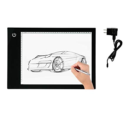 425x425 Light Box, Tracing Light Box A4 (15.7x14.5) Led - Battery Sketch