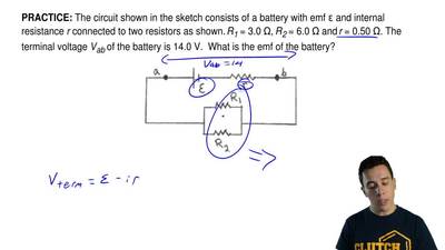 400x225 Solution The Circuit Shown In The Sketch ... Clutch Prep - Battery Sketch