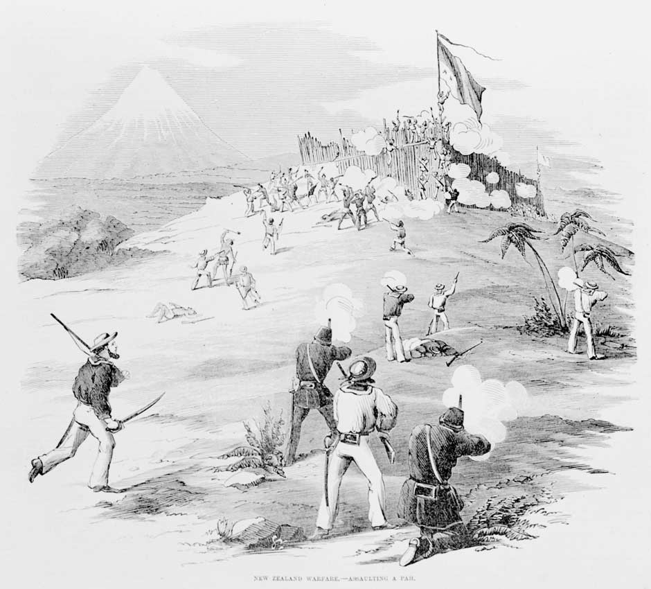 940x850 Sketch Of Battle Of Waireka Nzhistory, New Zealand History Online - Battle Sketch