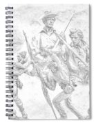139x180 Monuments On The Gettysburg Battlefield Sketch Art Print By Randy - Battlefield Sketch