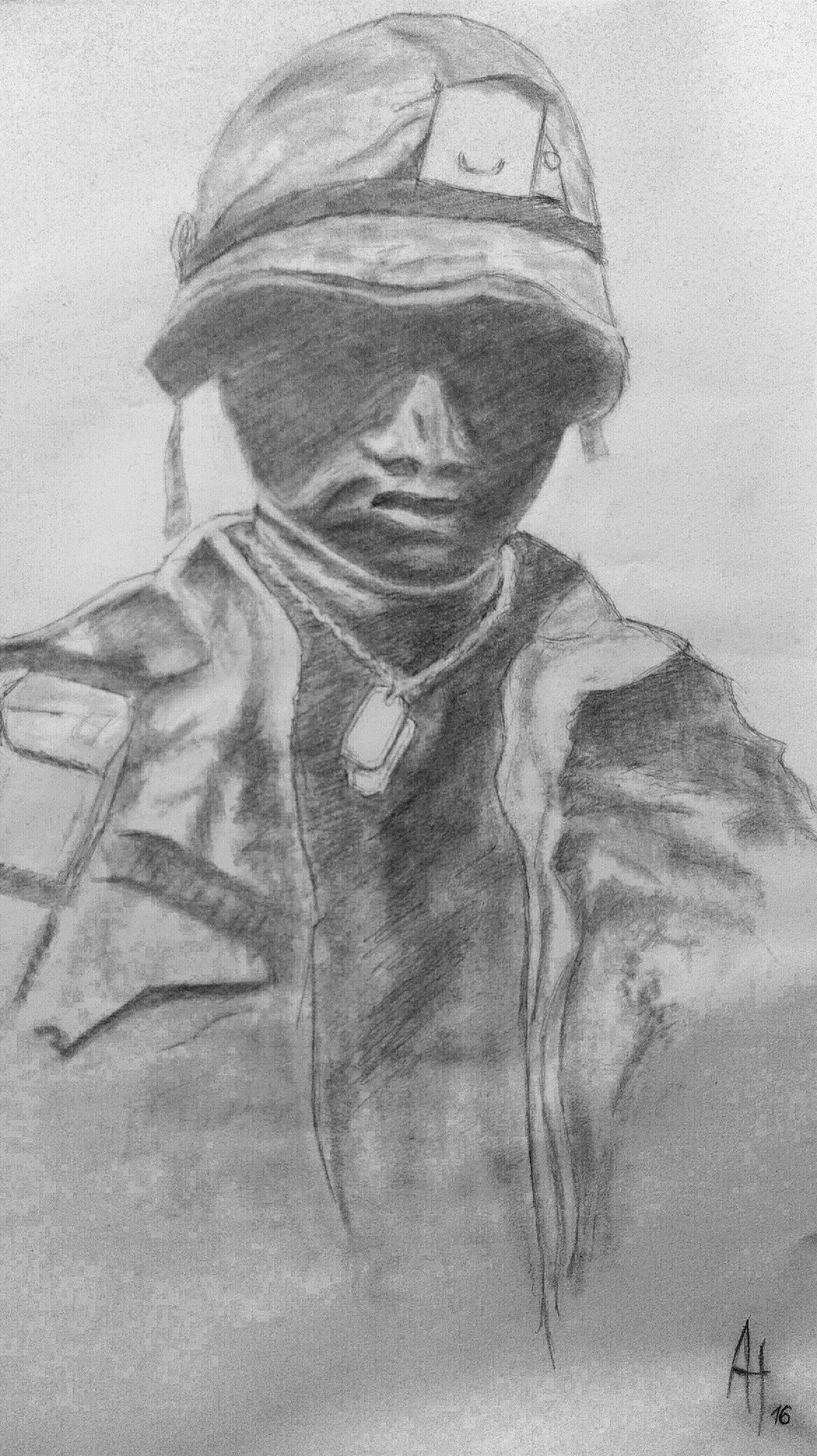 1024x1824 Battlefield Soldier Pencil Sketch By Dodufarmer112 - Battlefield Sketch