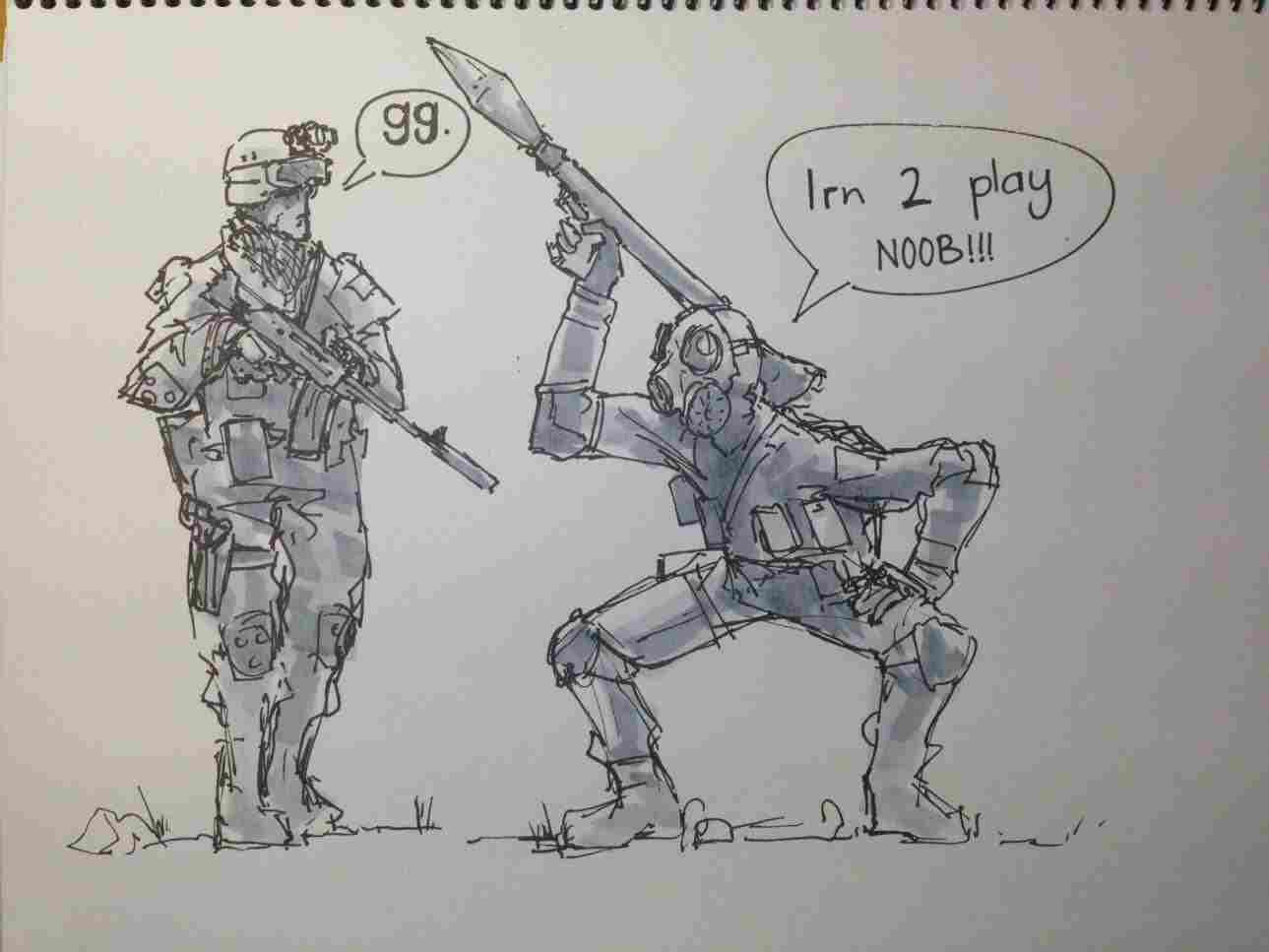 1289x967 Gdpicture.us - Battlefield Sketch