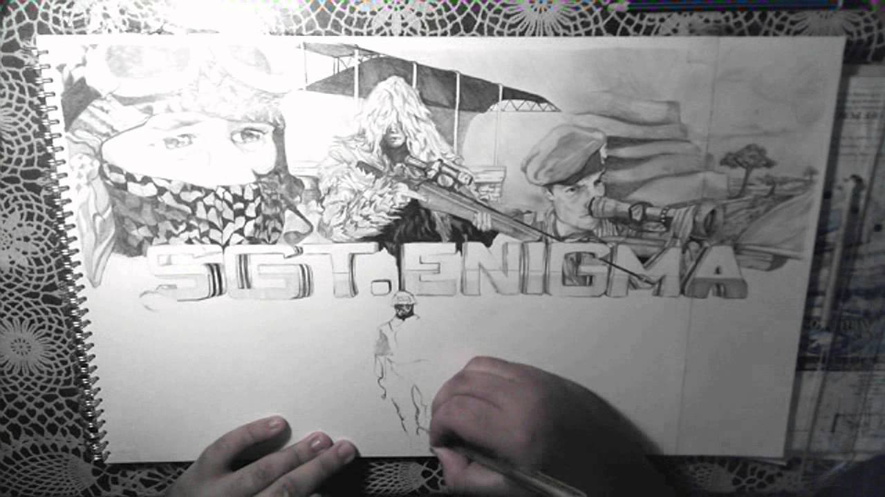 1280x720 Battlefield 3 Sgt.enigma Sketch By Mrmontageman95 - Battlefield Sketch