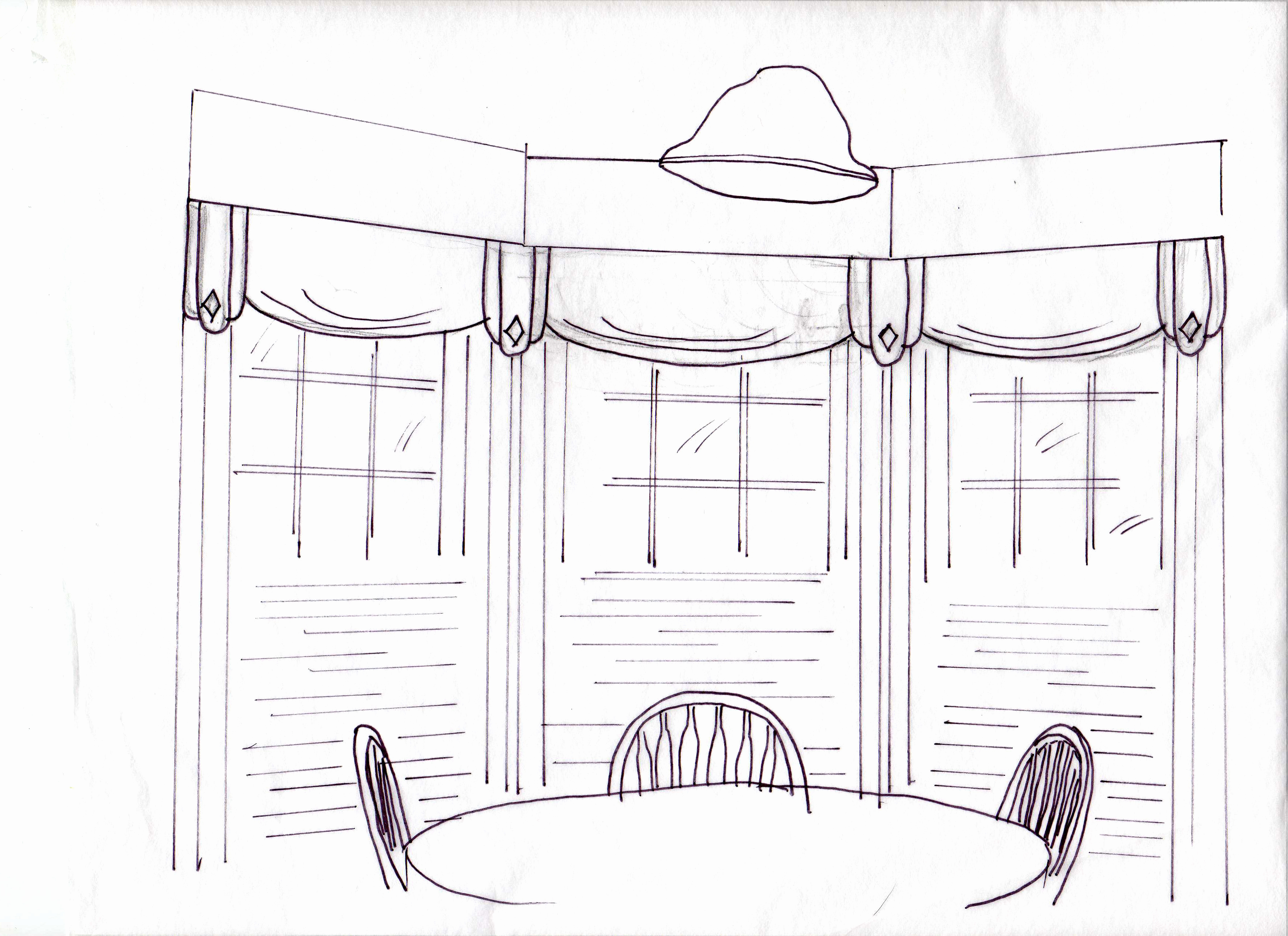 Bay Window Sketch at Explore collection of Bay