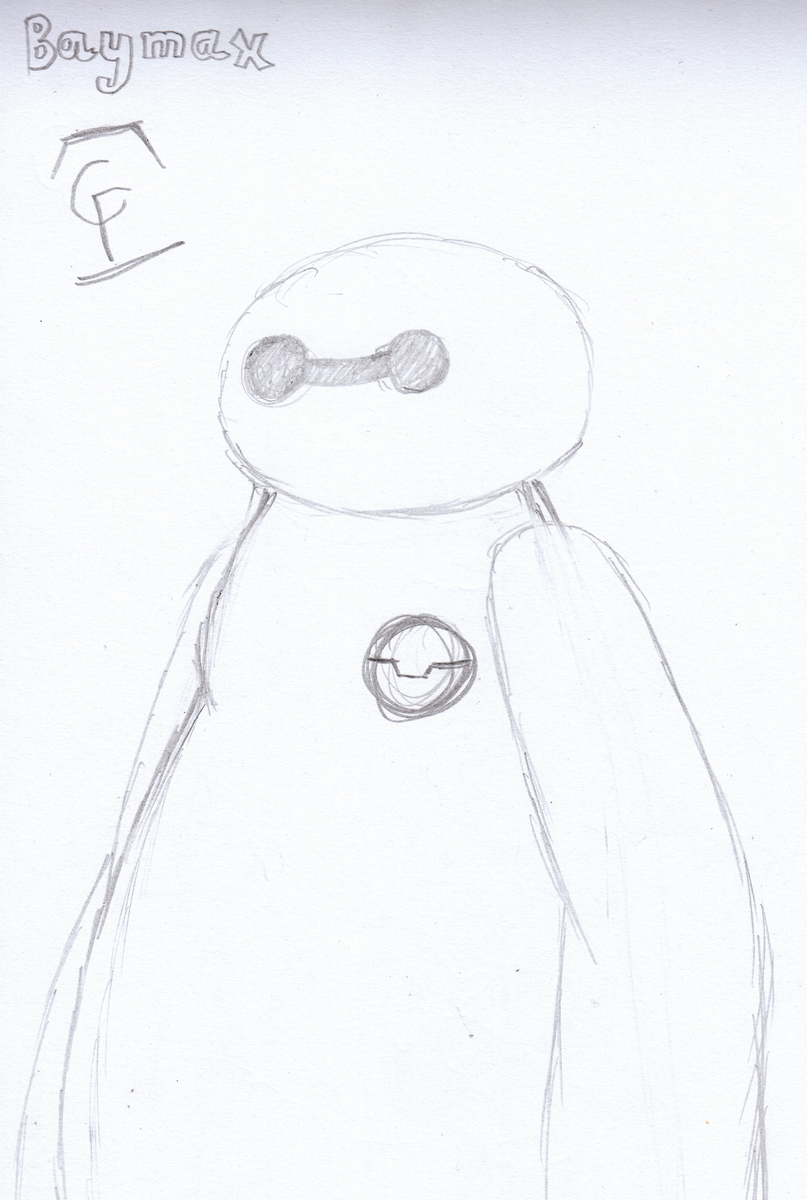 807x1200 Baymax Sketch Weasyl - Baymax Sketch