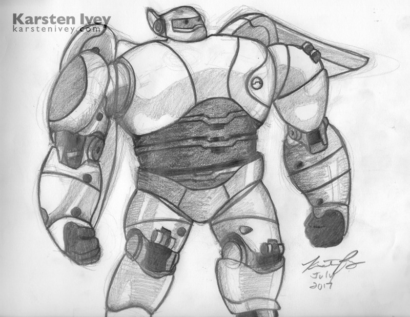 800x618 Pencil Drawings Baymax, Big Hero 6, Still Life, Sketch Karsten - Baymax Sketch