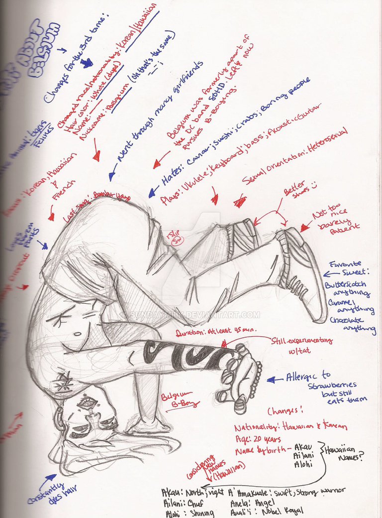 768x1040 Belgium Bboy Sketch. 1 By Kismet2k18 - Bboy Sketch