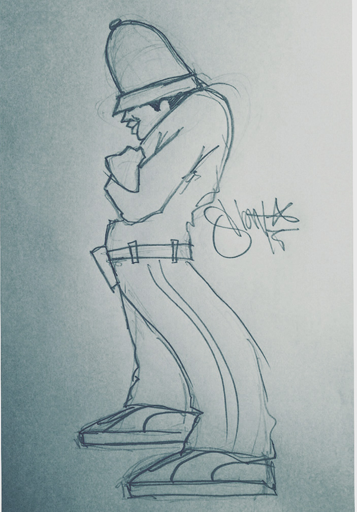 703x1008 Classic - Bboy Sketch