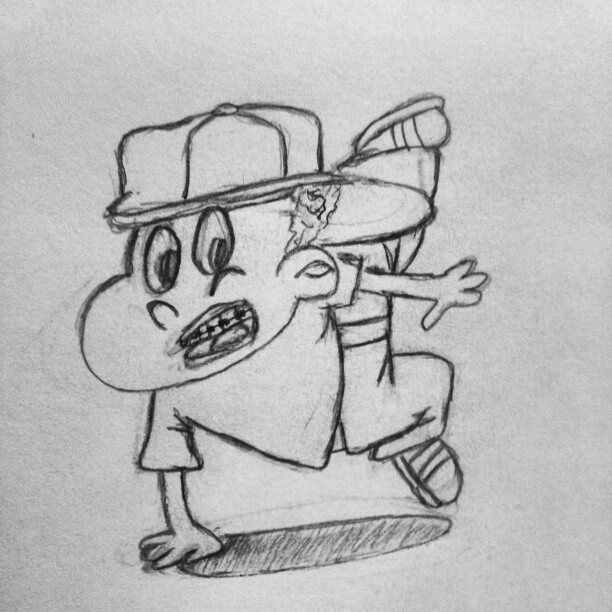 612x612 Bboy - Bboy Sketch