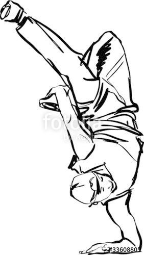 282x500 Bboy Stock Image And Royalty Free Vector Files On - Bboy Sketch