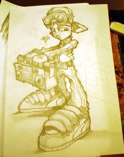 397x500 Quick Bboy Sketch When It Was Fun.... And Not Fools - Bboy Sketch
