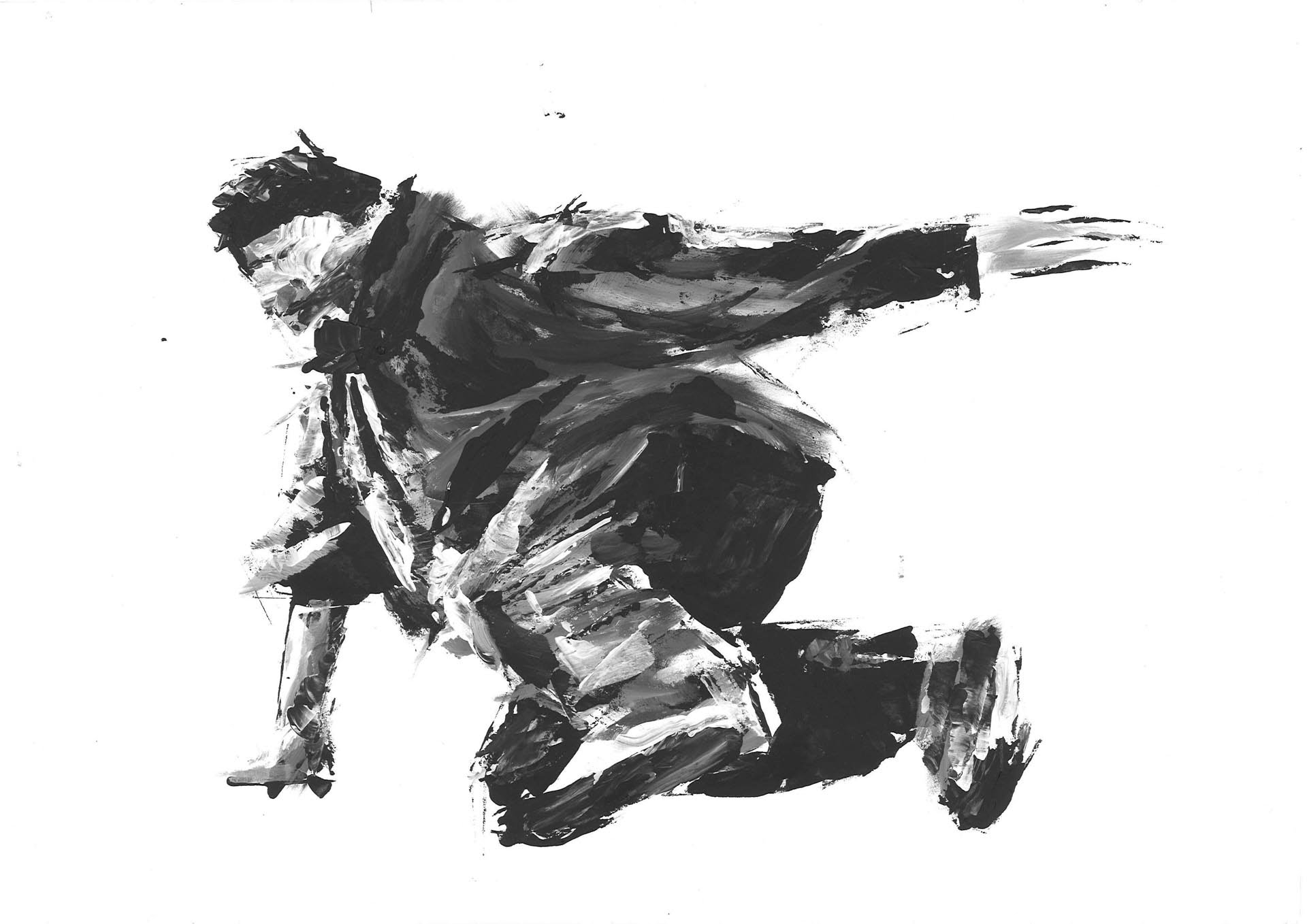 1920x1358 Back Kick - Bboy Sketch